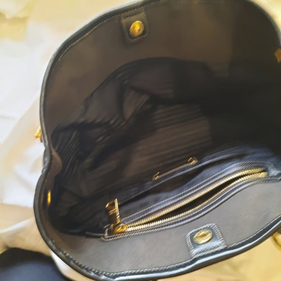 PRADA Jacquard Logo Satchel - Picture 12 of 14